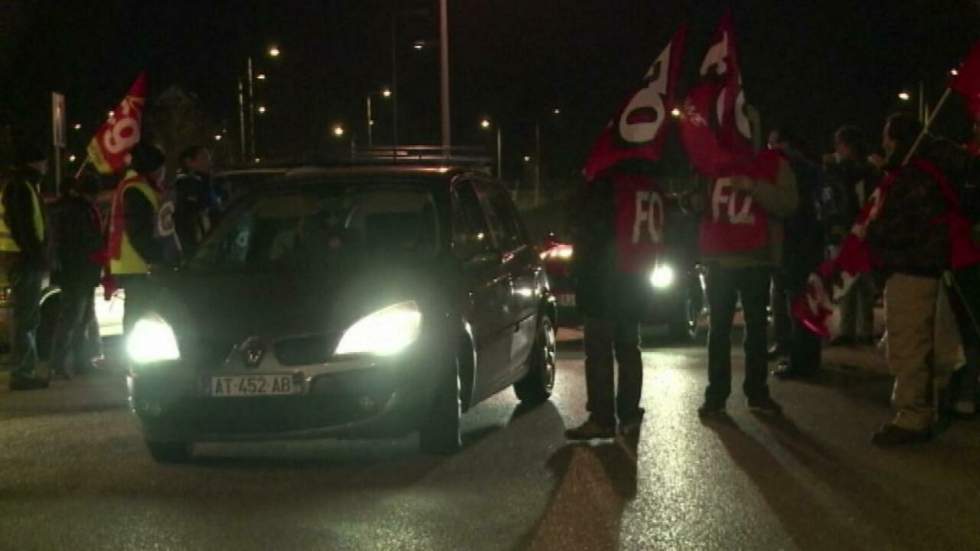 France : les routiers en grève