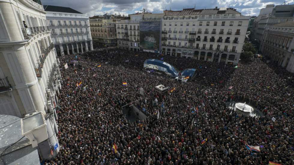 À l'appel de Podemos, plus de 100 000 Espagnols ont défilé contre l'austérité