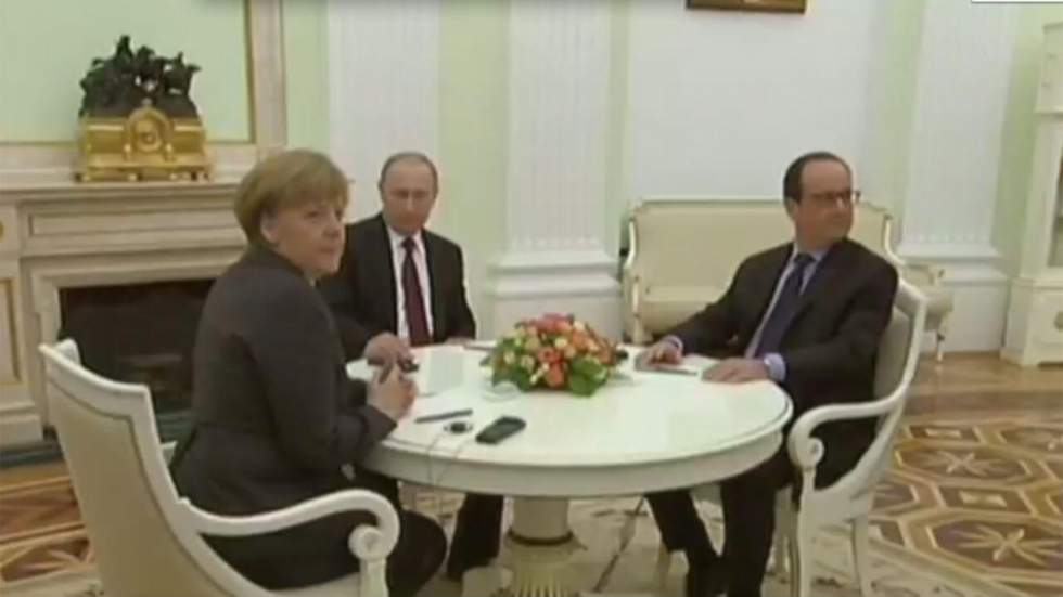 Ukraine : Hollande et Merkel à Moscou pour tenter de faire fléchir Poutine