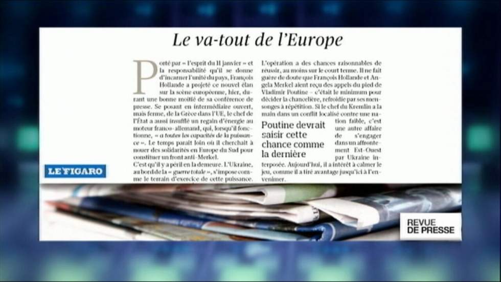 Ukraine : le tandem franco-allemand joue le va-tout de l'Europe Ukraine : le tandem franco-allemand joue le va-tout de l'Europe
