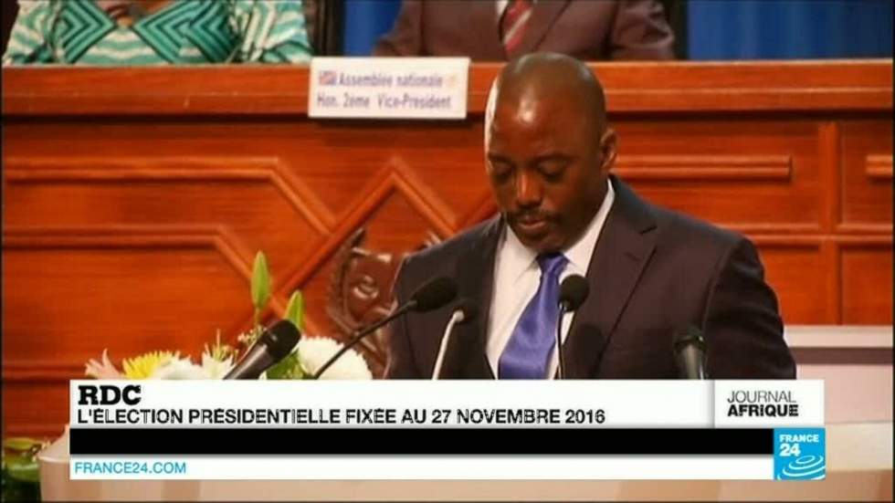 RDC : la présidentielle fixée au 27 novembre 2016, l'opposition sceptique sur le calendrier