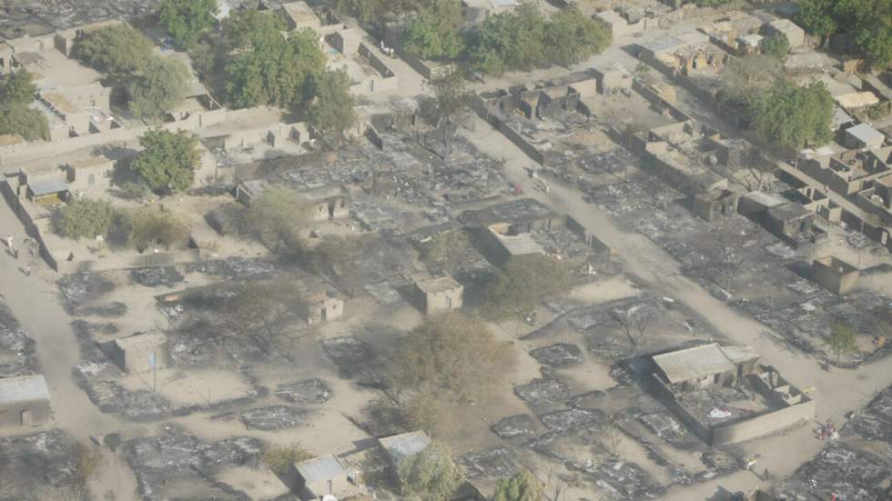 En images : le village tchadien de Ngouboua ravagé par Boko Haram