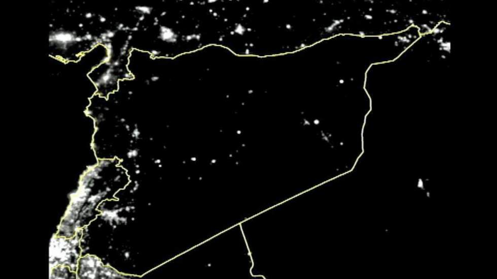 Après 4 ans de conflit, 83 % des lumières syriennes ne fonctionnent plus Après 4 ans de conflit, 83 % des lumières syriennes ne fonctionnent plus