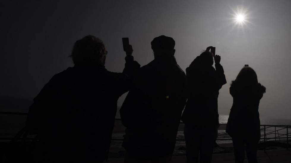 Éclipse solaire : une météo nuageuse a gâché le spectacle