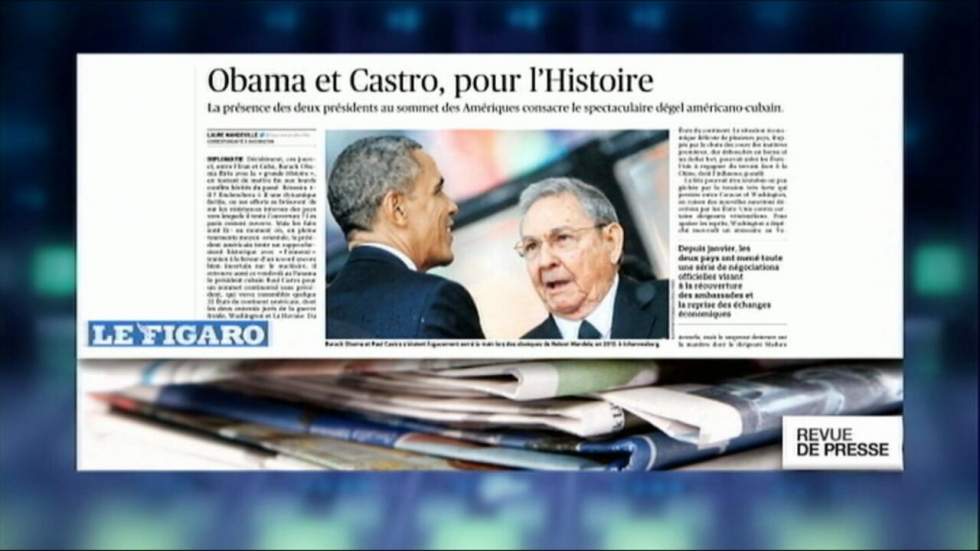 Sommet des Amériques : "Obama et Castro, pour l'Histoire"