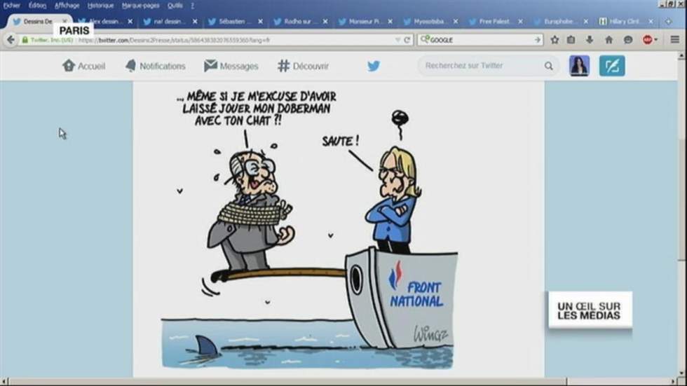 La guerre au FN en dessins