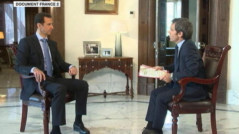 Interrogé par France 2, Bachar al-Assad campe sur ses positions Interrogé par France 2, Bachar al-Assad campe sur ses positions