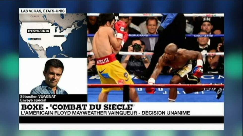 Boxe : Mayweather maîtrise Pacquiao et s'offre le "combat du siècle"