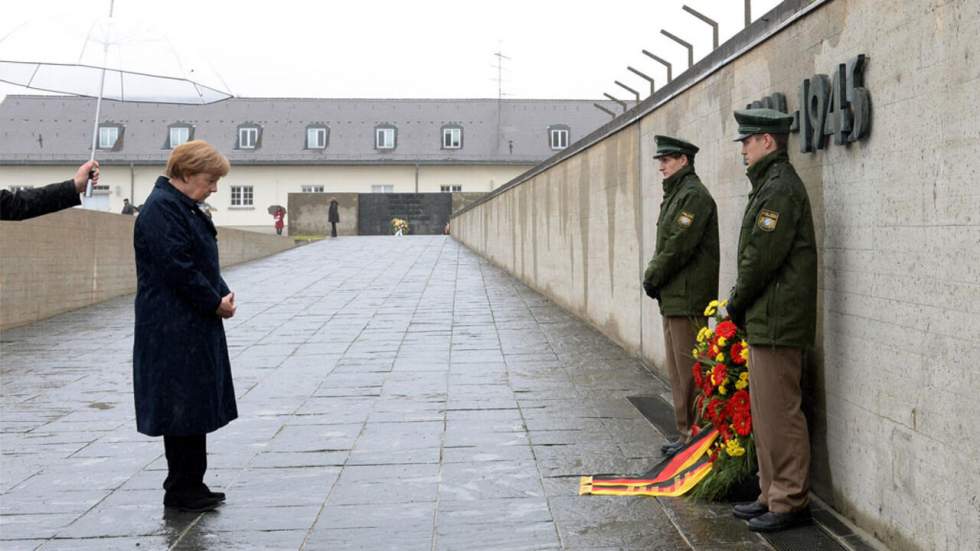 Allemagne : Angela Merkel à Dachau pour les 70 ans de la libération du camp de la mort