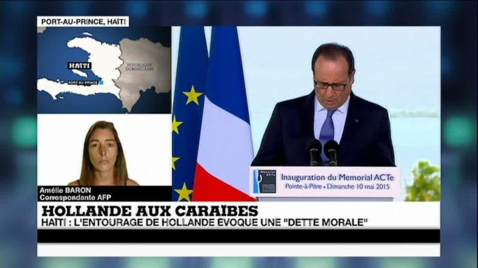 En Guadeloupe, François Hollande commémore l'esclavage