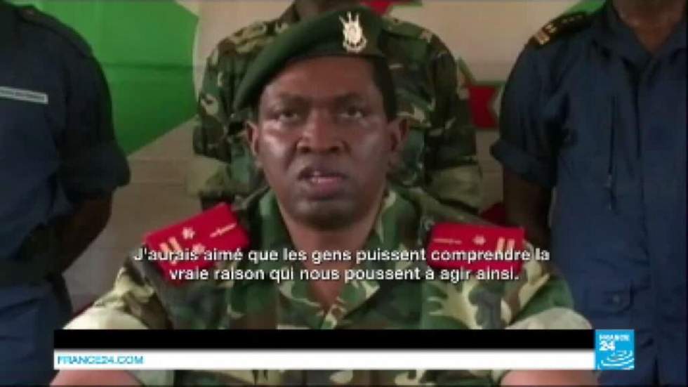 Burundi : le général Niyombaré affirme "qu'il n'avait pas d'autre voie" que le coup d'État Burundi : le général Niyombaré affirme "qu'il n'avait pas d'autre voie" que le coup d'État