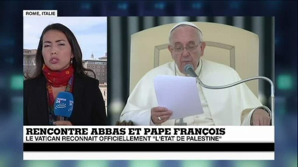 Au Vatican, le pape François qualifie Mahmoud Abbas d’"ange de paix"