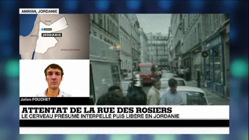 Attentat rue des Rosiers : Amja Atta a été arrêté puis libéré sous caution en Jordanie