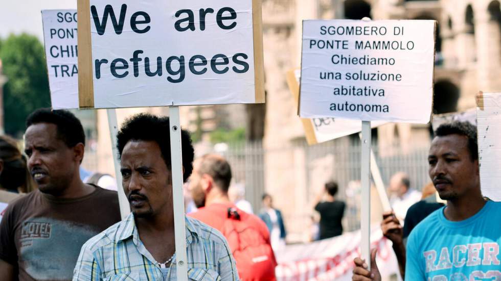 Manifestations à Paris, Berlin et Rome en soutien aux migrants et à la Grèce