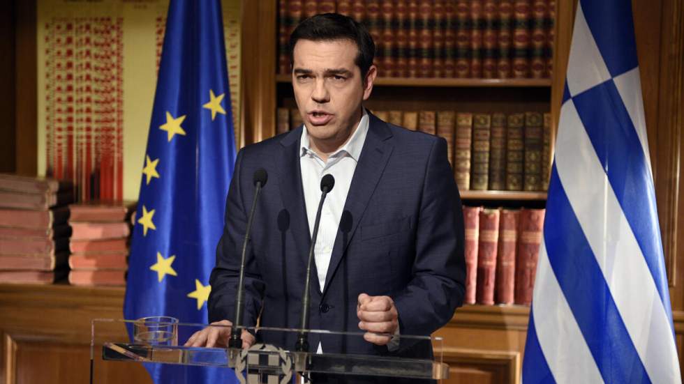 Alexis Tsipras appelle les Grecs à "refuser le chantage", pas l'UE Alexis Tsipras appelle les Grecs à "refuser le chantage", pas l'UE