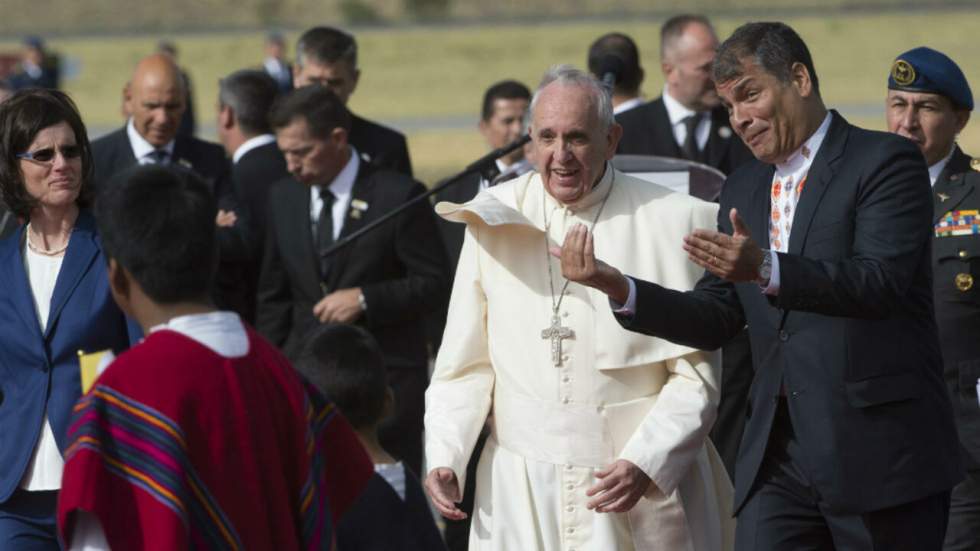 Le pape François a entamé une tournée en Amérique du Sud