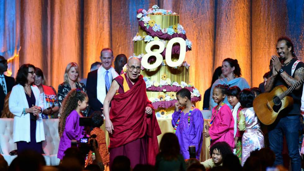 Le dalaï-lama fête son 80e anniversaire en Californie