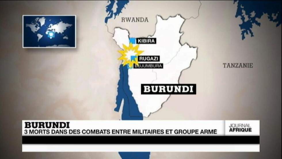 Burundi : trois morts dans des combats entre militaires et groupe armé Burundi : trois morts dans des combats entre militaires et groupe armé