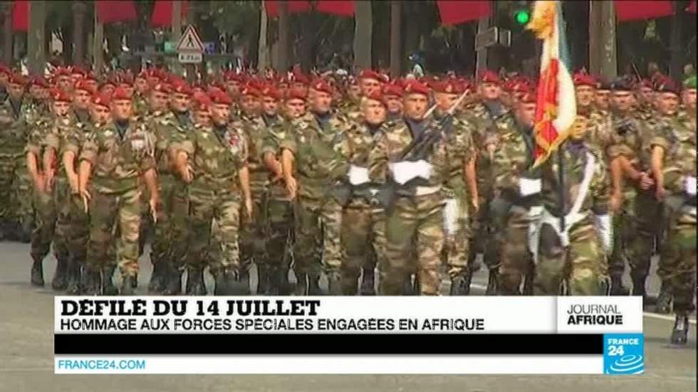 Défilé du 14-Juillet : hommage aux forces spéciales déployées en Afrique Défilé du 14-Juillet : hommage aux forces spéciales déployées en Afrique