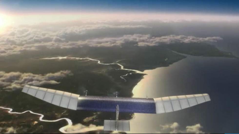 Facebook présente son drone pour connecter l'ensemble de la planète