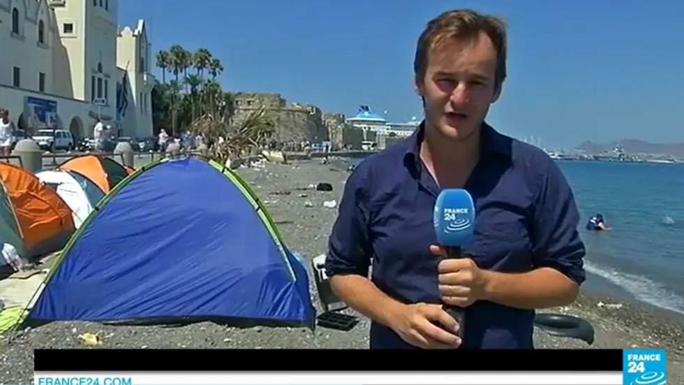 Kos, une étape sur le parcours de milliers de migrants Syriens Kos, une étape sur le parcours de milliers de migrants Syriens
