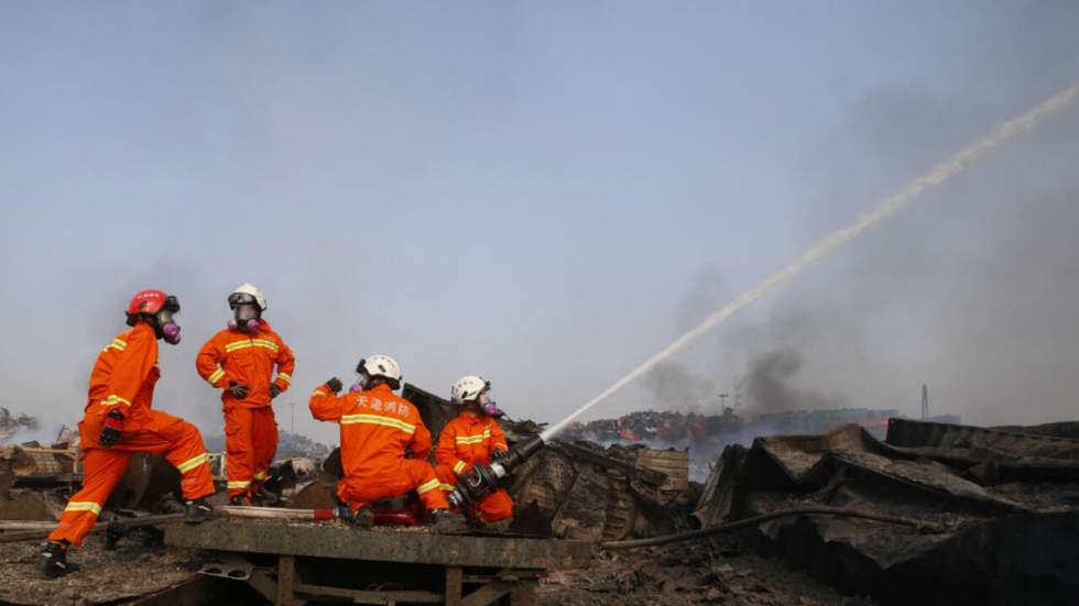 Chine : de nouveaux feux déclarés sur le site de Tianjin