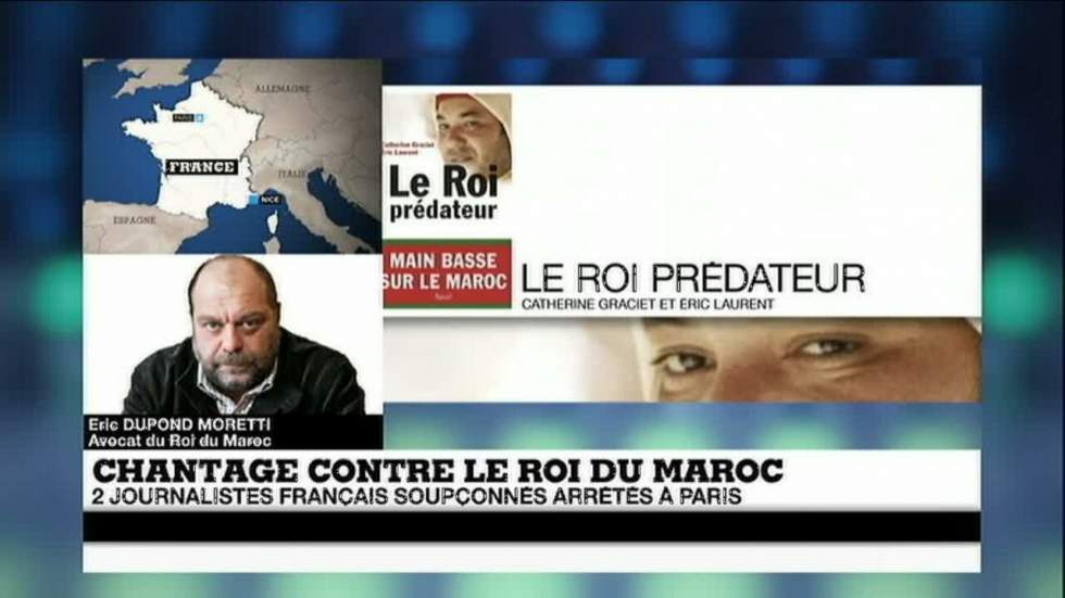 Arrestation de deux journalistes français soupçonnés de faire chanter le roi du Maroc Arrestation de deux journalistes français soupçonnés de faire chanter le roi du Maroc