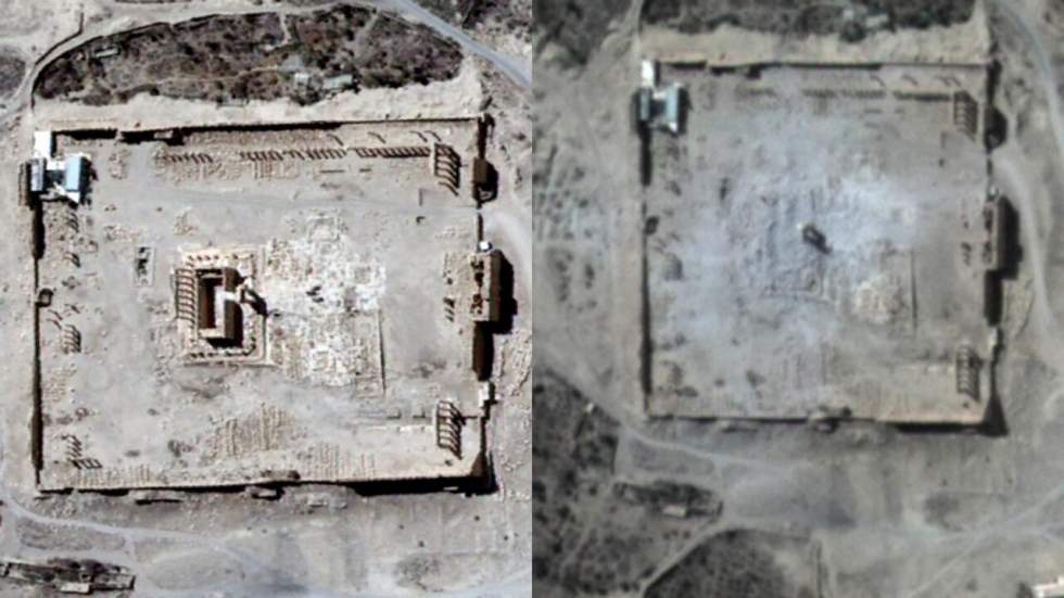 Syrie : des images satellite confirment la destruction du temple de Bel par l'EI