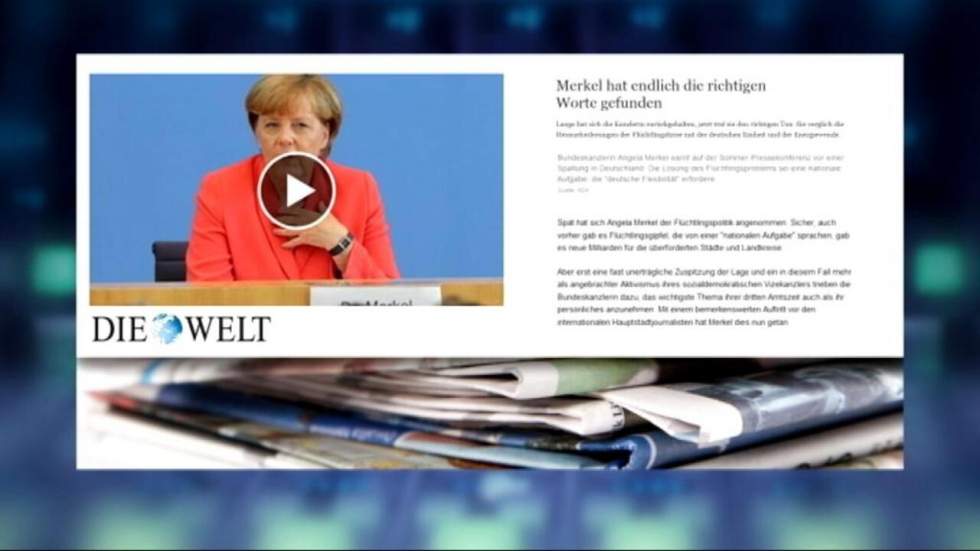 "Les mots justes d'Angela Merkel"