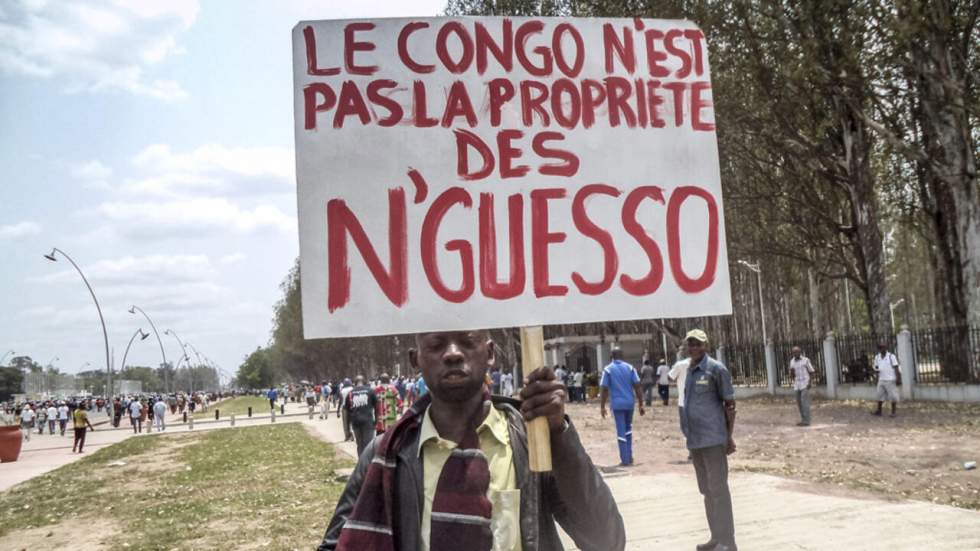 Manifestation contre le "coup d'État constitutionnel" de Sassou Nguesso à Brazzaville