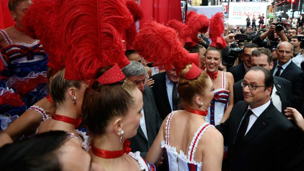 À New York, François Hollande promeut la France sur Broadway À New York, François Hollande promeut la France sur Broadway