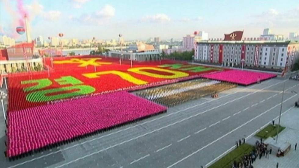 Vidéo : imposante parade militaire en Corée du Nord pour les 70 ans du parti unique Vidéo : imposante parade militaire en Corée du Nord pour les 70 ans du parti unique