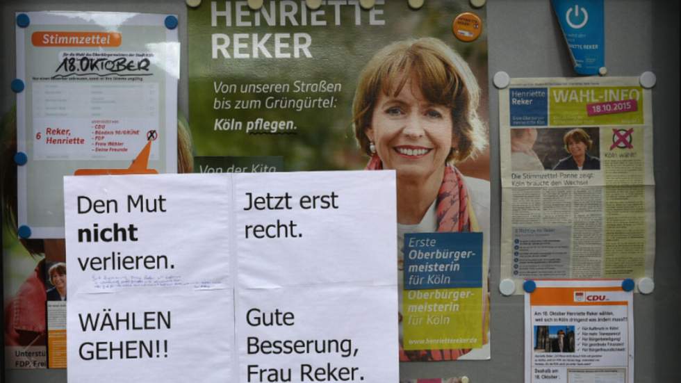 Cologne : Henriette Reker, la candidate agressée au couteau, a été élue maire