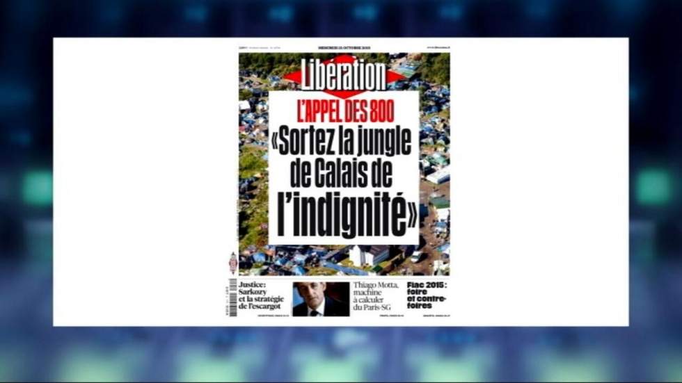 "L'indignité de la jungle de Calais" "L'indignité de la jungle de Calais"