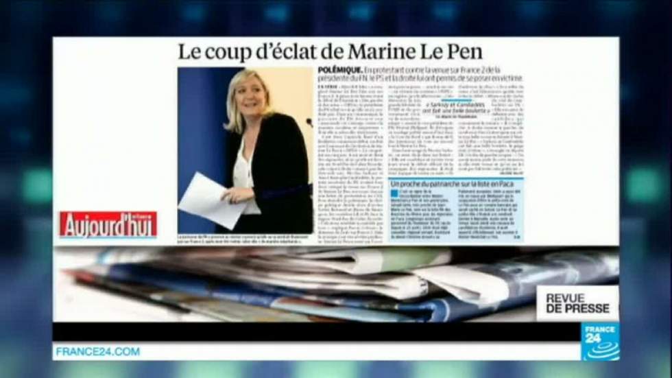 Le "coup d'éclat" de Marine Le Pen