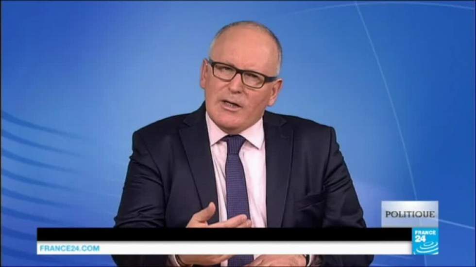 Frans Timmermans : "Nous devons mutualiser la protection de nos frontières européennes"