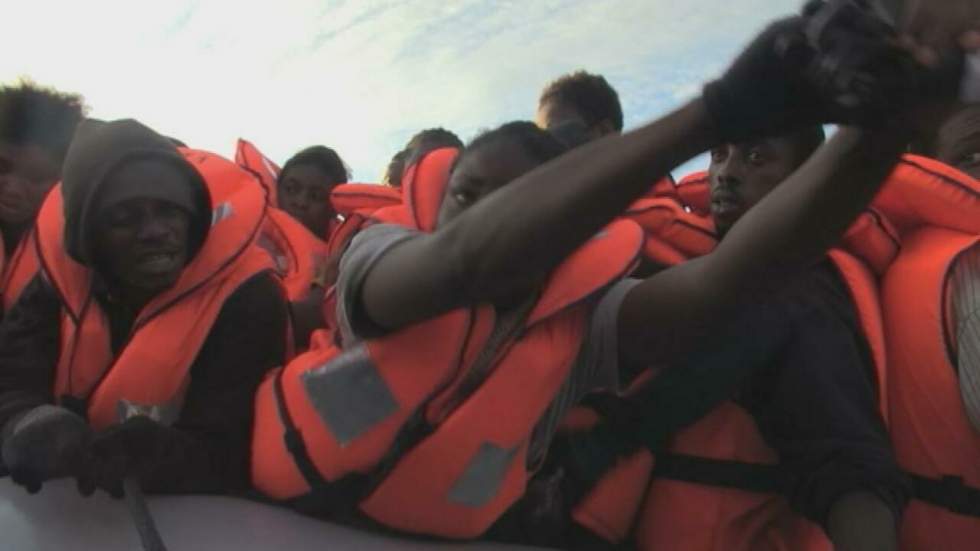 À bord d’un navire de MSF qui porte secours aux migrants au large des côtes libyennes