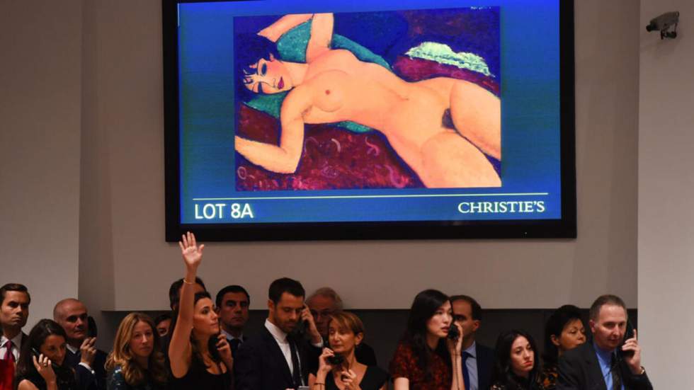 Prix records pour Modigliani, Courbet, Lichtenstein aux enchères à New York Prix records pour Modigliani, Courbet, Lichtenstein aux enchères à New York