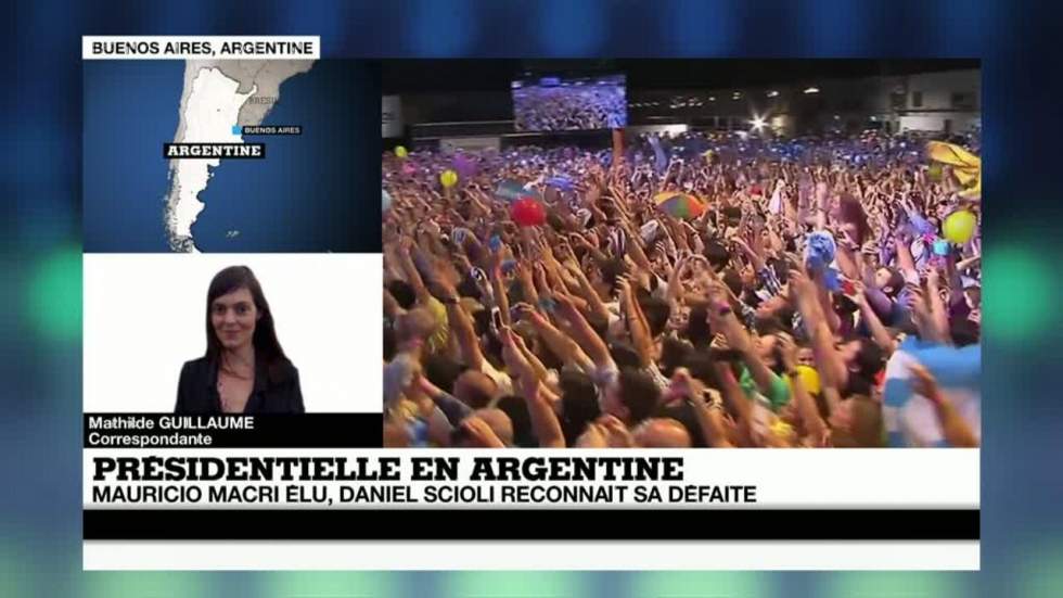 Le libéral Mauricio Macri remporte l'élection présidentielle en Argentine