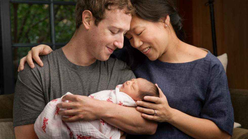 Tout juste papa, Zuckerberg va léguer 99 % de ses actions Facebook à une fondation caritative