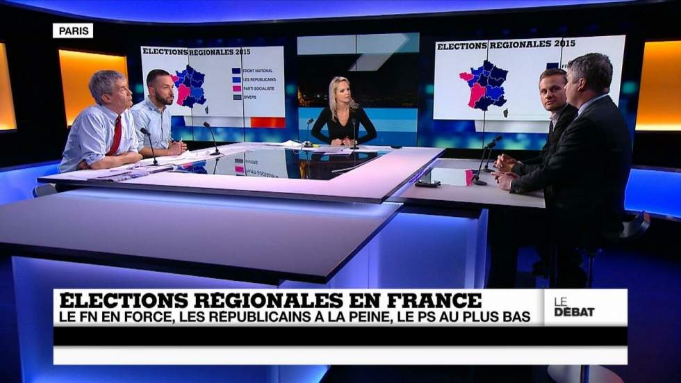 Régionales en France : le FN en force, Les Républicains à la peine, le PS au plus bas (partie 1)