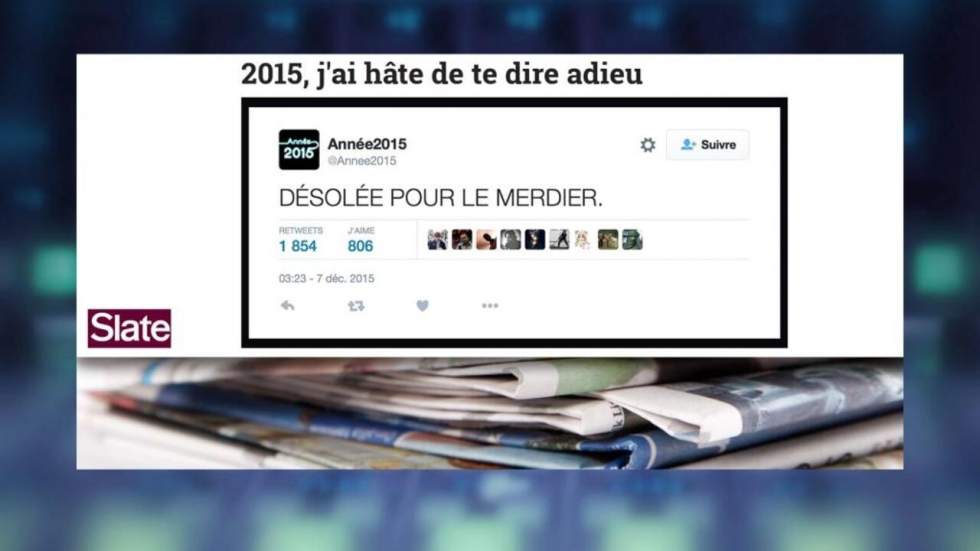 "2015, j'ai hâte de te dire adieu"