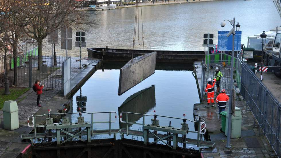 En images : à Paris, le canal Saint-Martin fait eau neuve