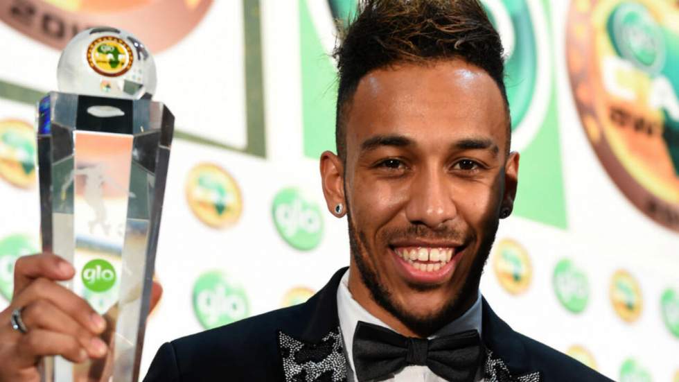 Pierre-Emerick Aubameyang désigné "joueur africain de l’année 2015"