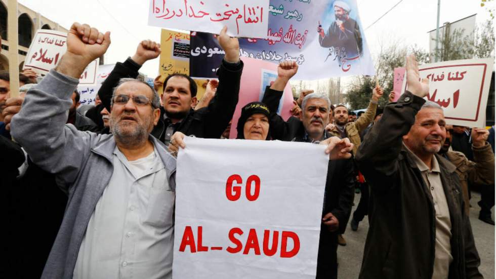 Nouvelles manifestations en Iran contre l'Arabie saoudite Nouvelles manifestations en Iran contre l'Arabie saoudite