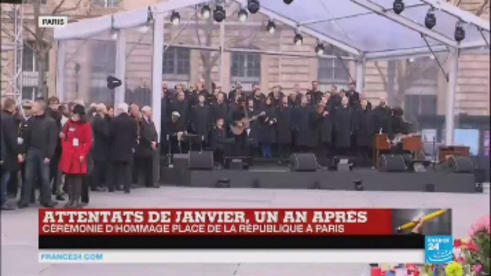 France : ultime hommage rendu aux victimes des attentats place de la République