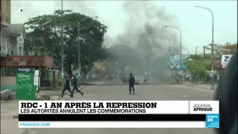 RDC : un an après la répression, "manifestations" interdites à Kinshasa