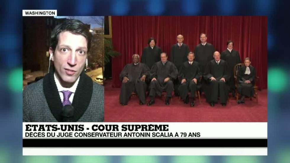 Mort d'un juge conservateur de la Cour suprême américaine Mort d'un juge conservateur de la Cour suprême américaine