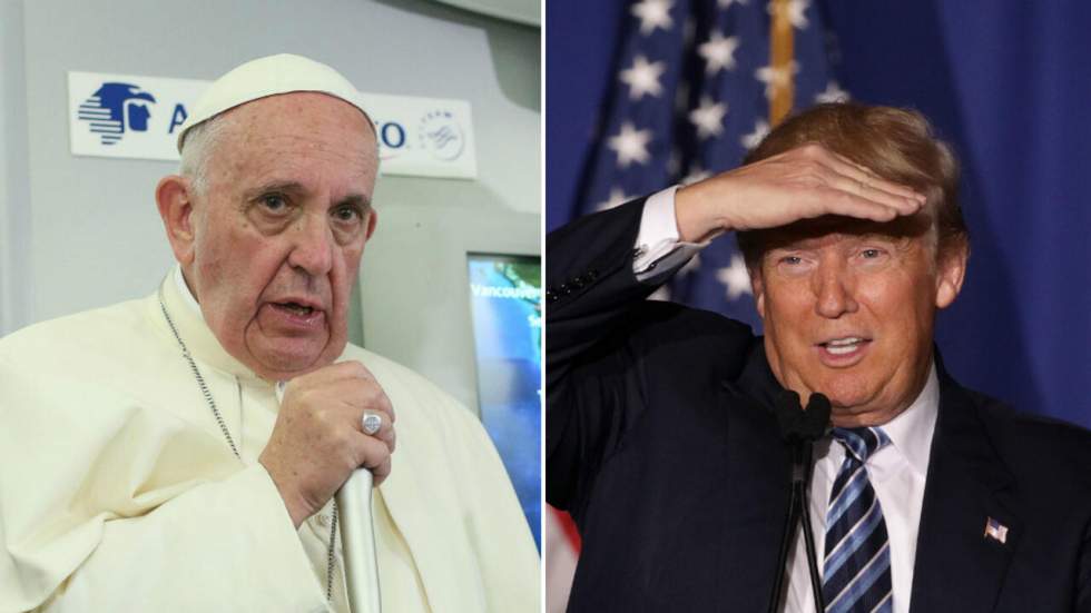 Trump vs pape François : le candidat républicain veut abattre un mur... celui du Vatican