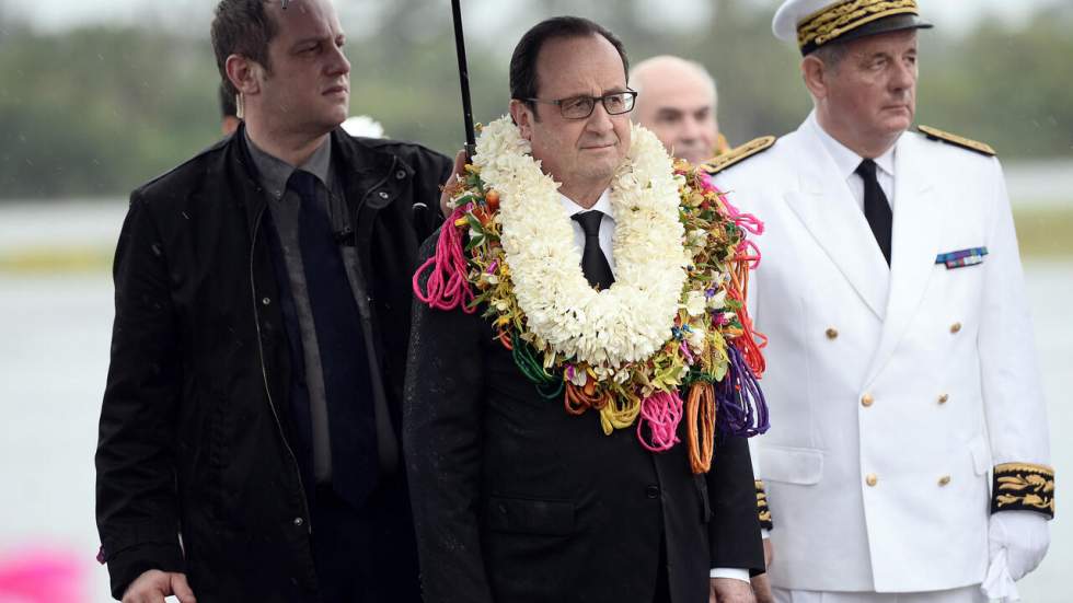 Accueil fleuri pour François Hollande à Wallis et Futuna Accueil fleuri pour François Hollande à Wallis et Futuna